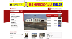 Desktop Screenshot of kahveciogluemlak.com